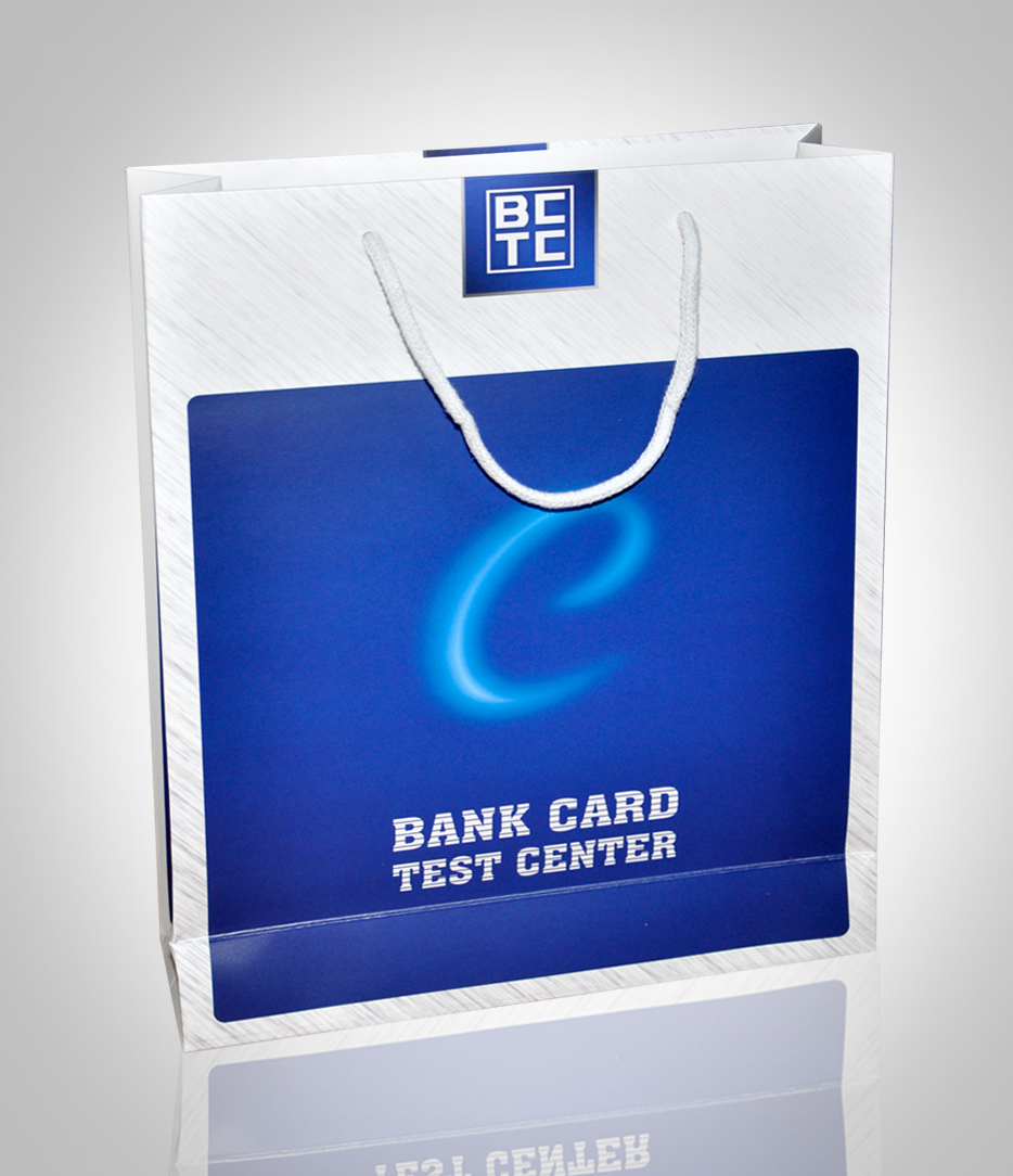 國(guó)家金融IC卡安全檢測(cè)中心手提袋印刷